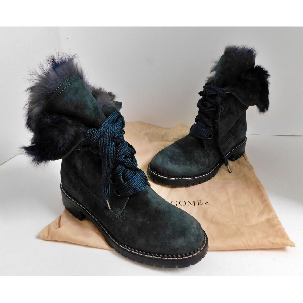 Andrea Gomez Trapper Boot -‎ Hunter Green- Sz 37 MSRP $600